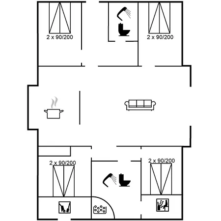 Emma - 976m From The Sea By Interhome Tatil Evi Hirtshals